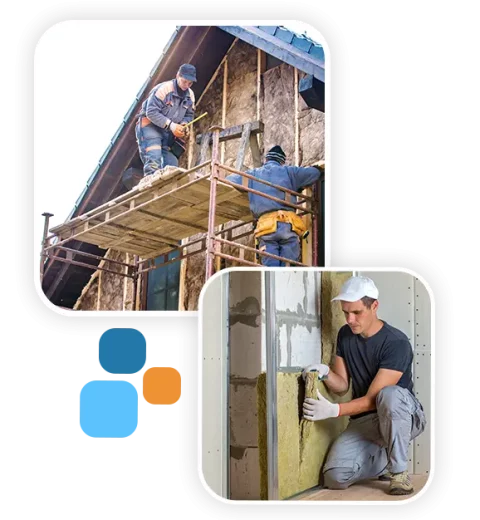 isolation des murs interieurs et exterieurs